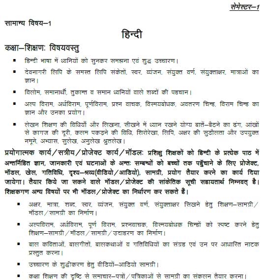 syllabus btc in hindi