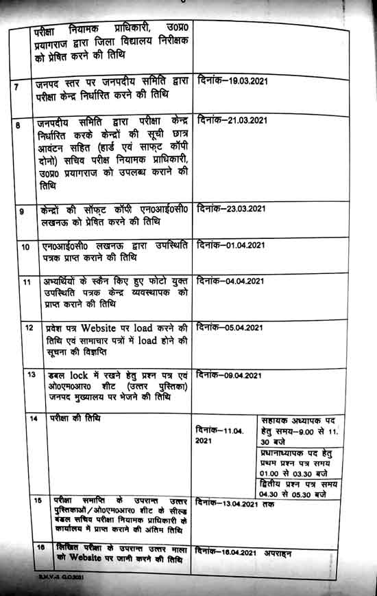 UP Junior Teacher Vacancy 2022 Form, Fee, G.O., Notification & Important Dates 8 up junior teacher go 6