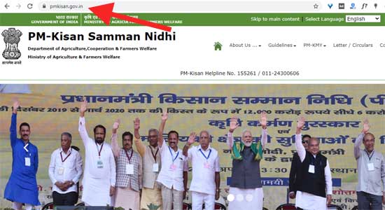 pm kisan samman nidhi official