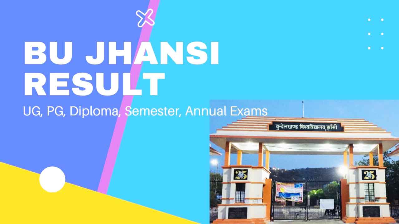 BU Jhansi Result 2023 BA B.Sc B.Com MA Campus, Private Results 2023 3 bu jhansi result 2023