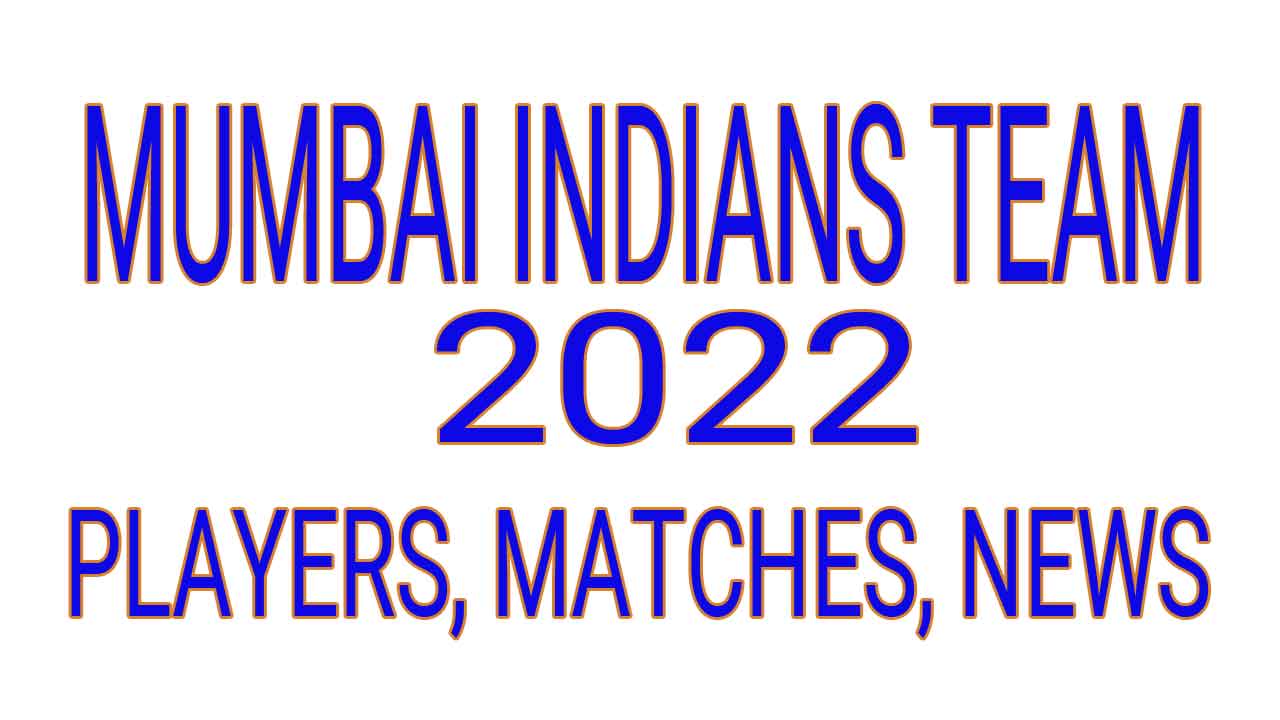 Mumbai Indians Team 2022