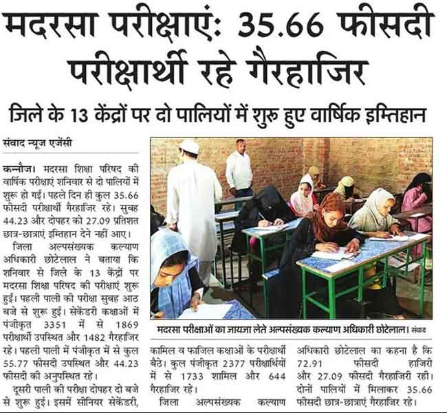 UP Madarsa Board Result News 2022