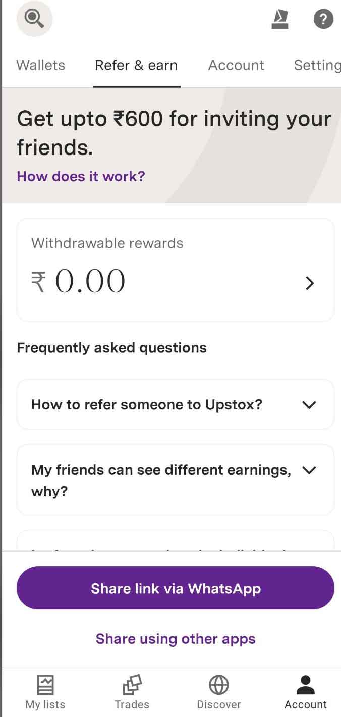 Study Material Free Download Process 2022 + Extra Income Opportunity 4 upstox refer and earn step 3