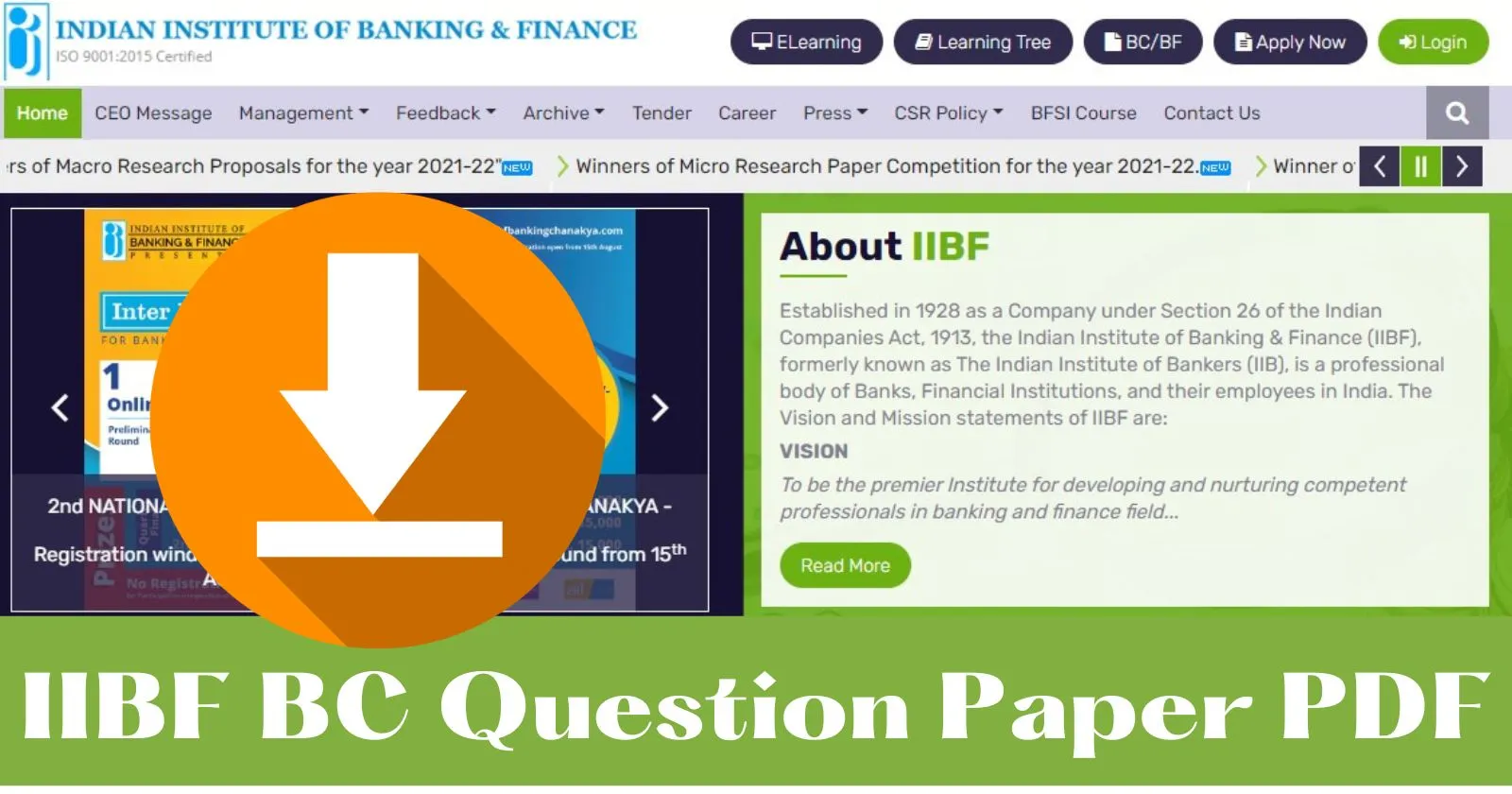iibf bc exam question paper pdf
